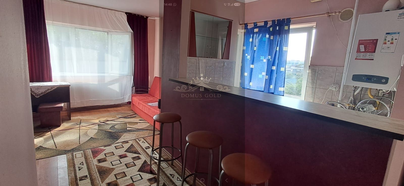 Inchiriez apartament 1 camera 27mp in Manastur . - Poză 2