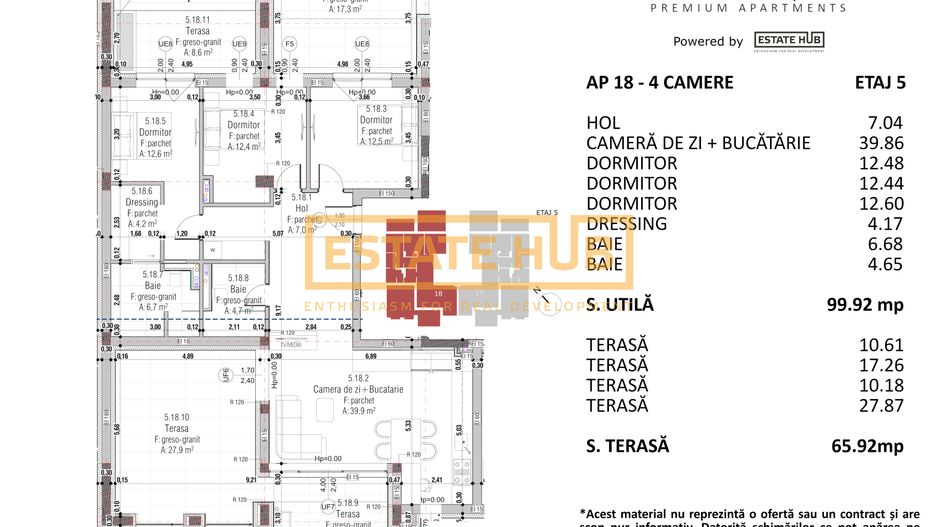 Apartamente premium cu 4 camere in cartierul Andrei Muresanu - Poză 4