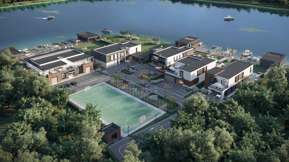 Vila exclusivista cu piscina si ponton pe malul Lacului Snagov - Poză 7