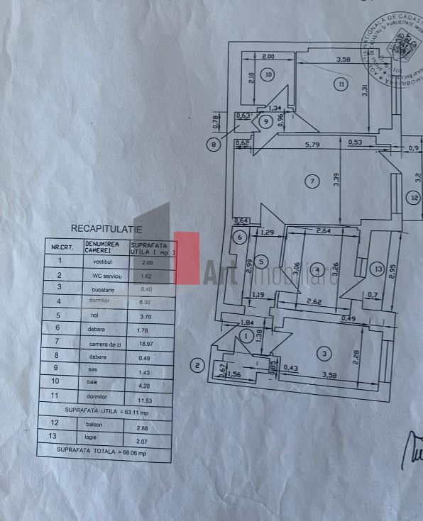 APARTAMENT 3 CAMERE PIATA MUNCII - Poză 6