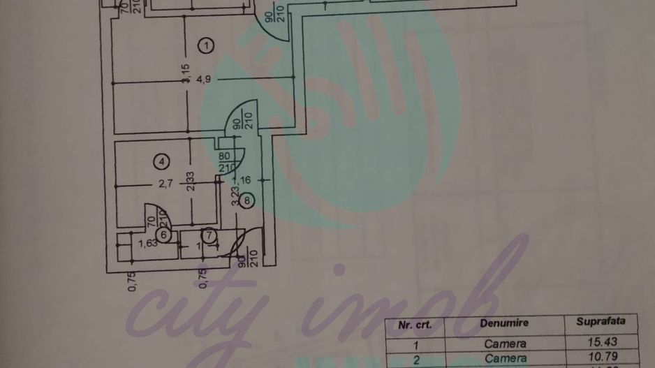 Apartament cu 3 camere la Metrou Timpuri Noi - Poză 2