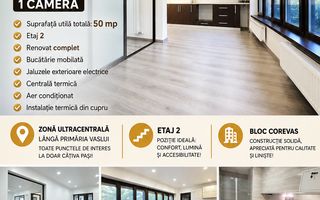 APARTAMENT DEOSEBIT – 1 CAMERĂ, ULTRACENTRAL – BLOC COREVAS VASLUI; - Poză 1
