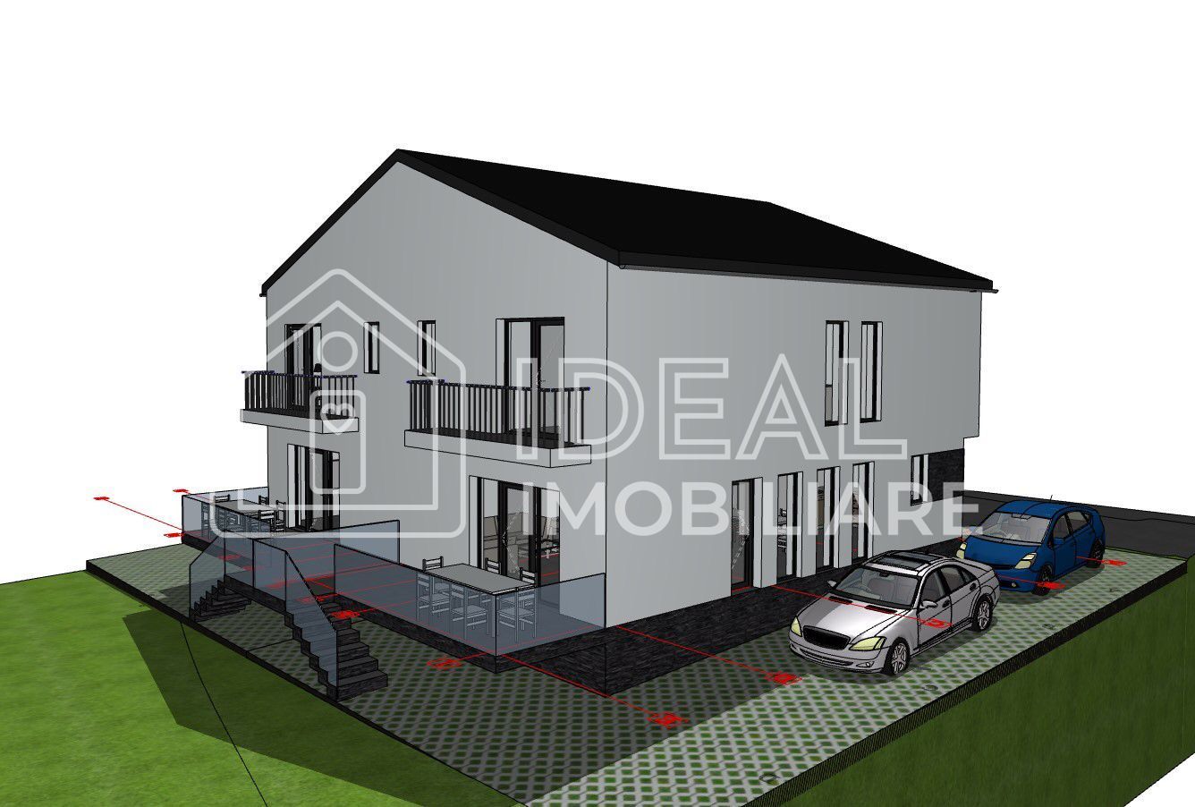 Duplex cu 4 camere si 250 mp curte, in Cartierul Arhitectilor - Poză 4