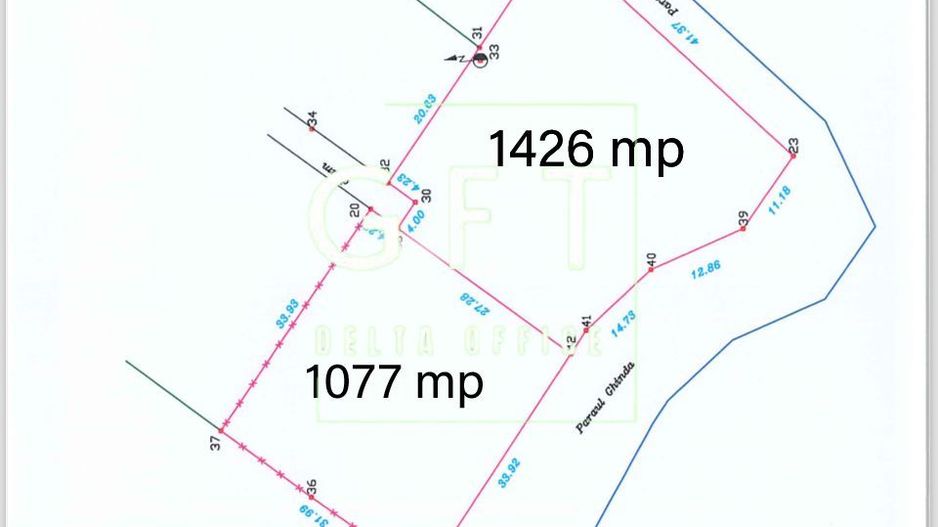 Teren intravilan 2503 mp cu utilitati-ideal casa-Ghinda - Poză 2