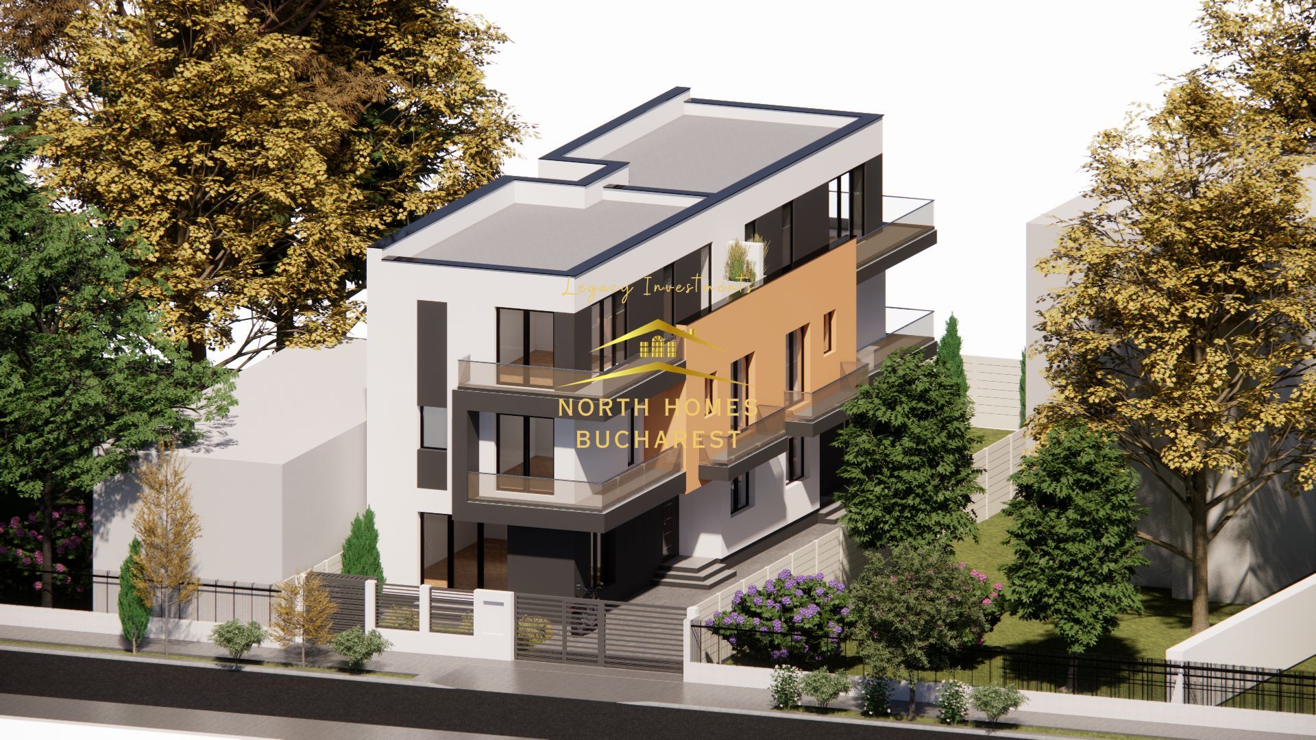 Vând vila în duplex 4 camere, 3 dormitoare, 4 bai, 2 locuri parcare - Poză 9