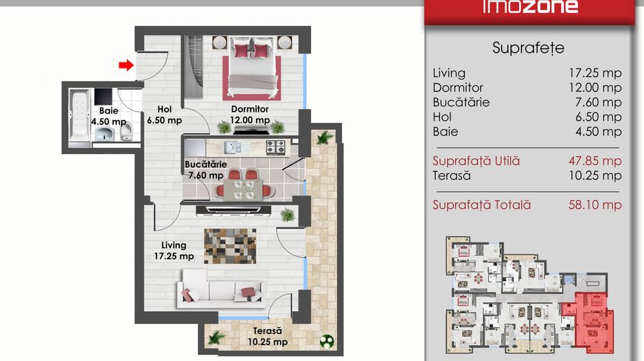 Drumul Taberei, 2 Camere, Decomandat, 58mp, Zona De Case, Bloc Nou, Comision 0% - Poză 6