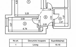 Apartament cu 2 camere de inchiriat 46 mp  – Chiajna - Poză 4