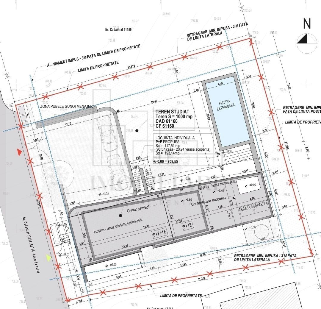 Teren intravilan cu proiect de casă și piscină – zonă exclusivistă Sălicea - Poză 5