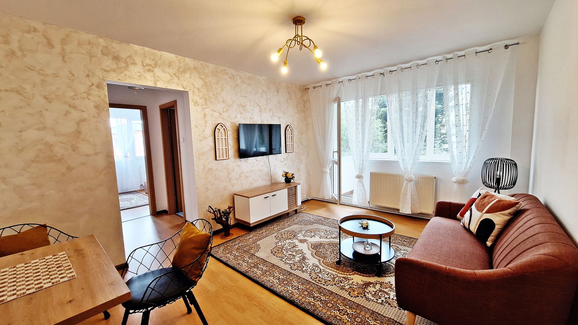 Apartament 3 camere in Astra, mobilat cochet, 550 euro/luna - Poză 2