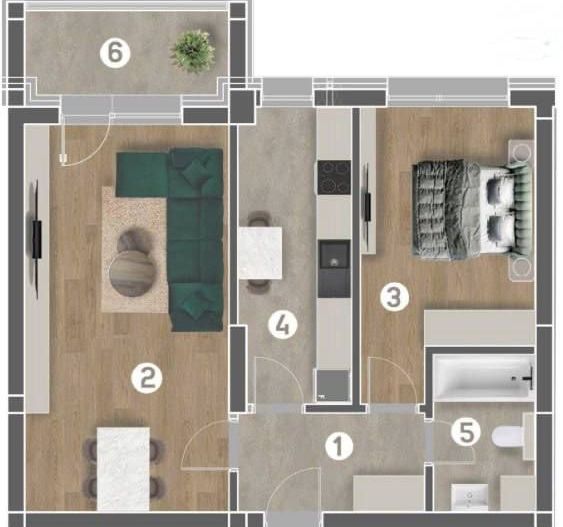 Apartament la vanzare - Poză 1