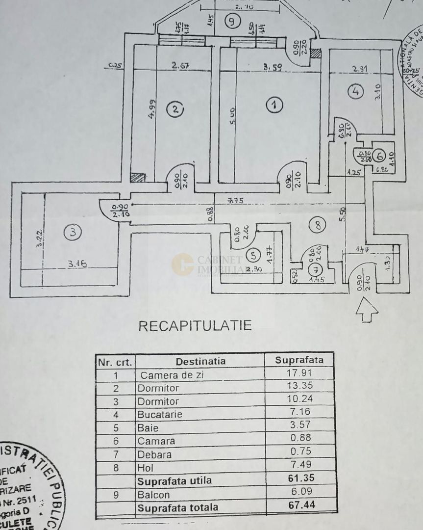 3 Camere-Decomandat | Mobilat-Utilat | Etaj 2/11 | Fără RS | Iancului - Poză 14