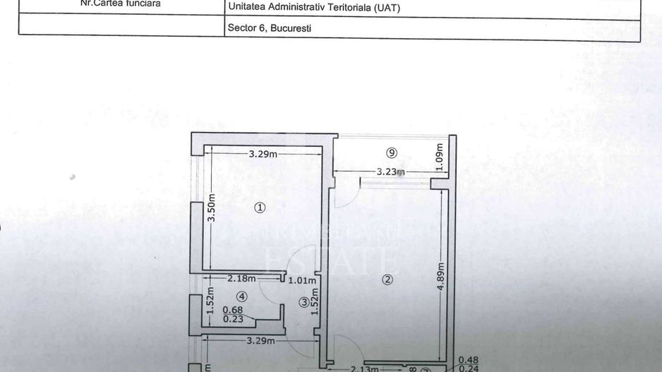 Apartament 2 camere complet renovat și mobilat – Drumul Taberei - Schiță 18