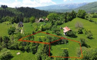 Loturi de teren 1.000 mp | Poarta – Bran | Vedere panoramică către Munții Bucegi - Poză 1