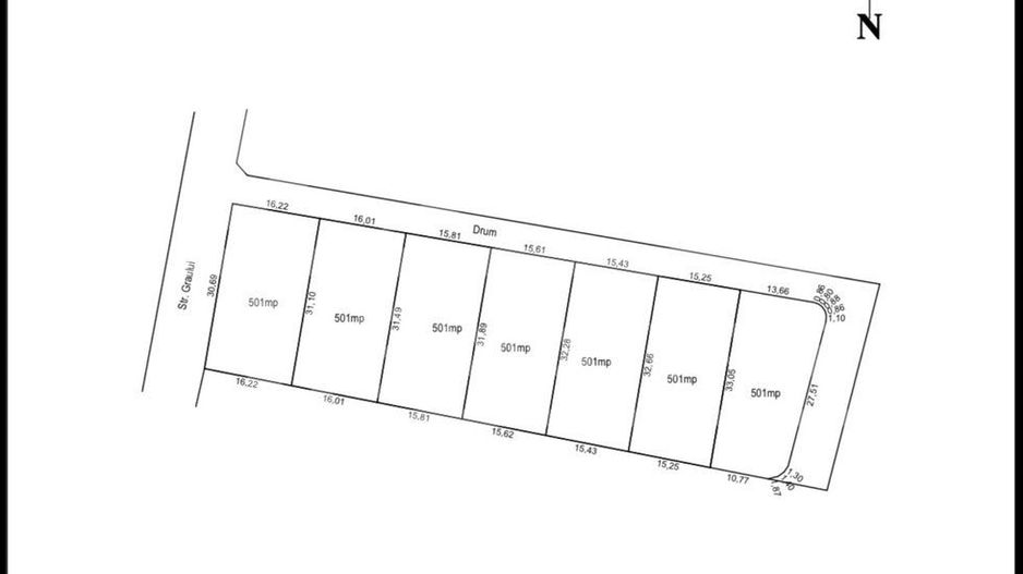 Teren intravilan, 501 mp, Zona Nazna - Poză 4