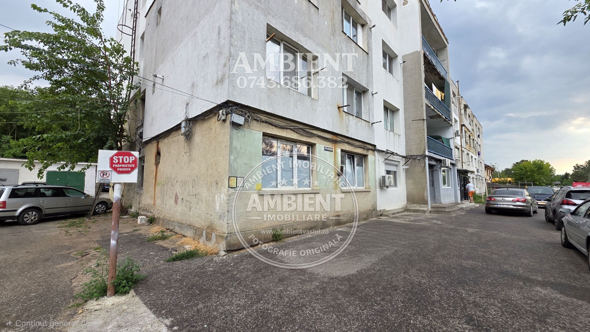 Apartament cu 2 camere, parter, ideal spatiu comercial, VASLUI - zona PROCOPIU; - Poză 2