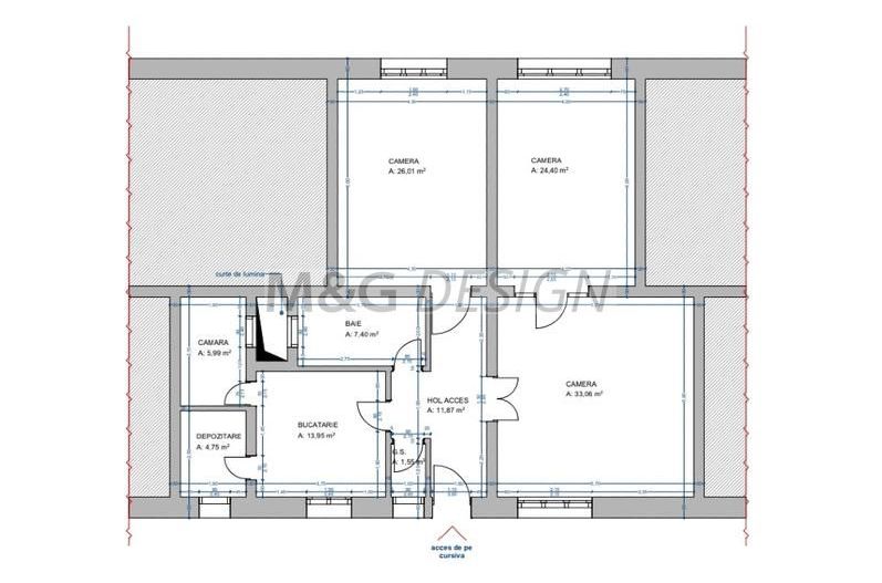 Apartament  4 camere Ultracental - Schiță 5