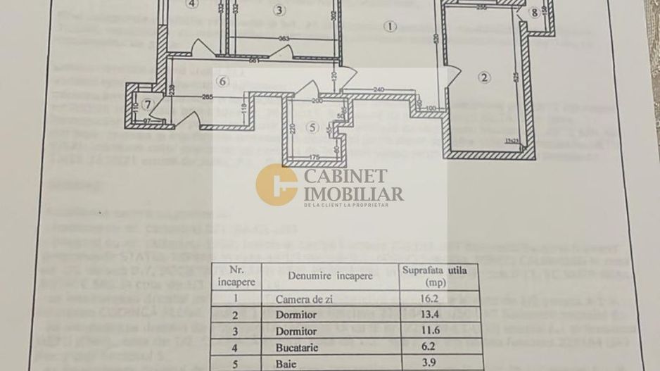 3 Camere - 67MP | Etaj 4/9 | Stradal | Metrou Lujerului la 5 minute - Schiță 1