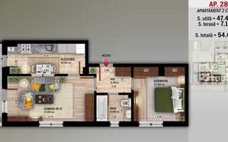 Ap 2 Camere Finalizat,Titan-Nicolae Grigorescu-Metrou - Poză 8