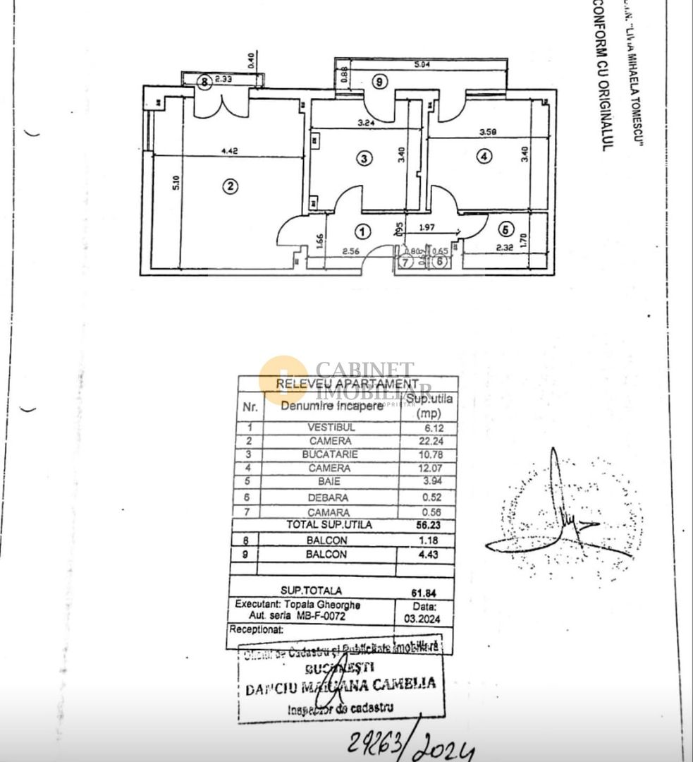 Apartament 2 camere | Vedere Panoramica| rondul Alba Iulia - Poză 9