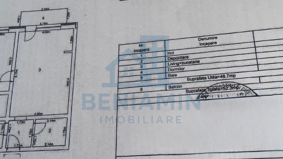 2 Camere-Bloc Nou- Loc De Parcare- Disponibil Imediat-Sanpetru-Brasov - Schiță 5