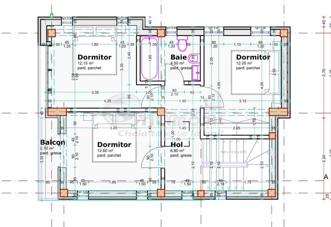 Casă moderna P+E 4 camere – Bârnova, 100 mp, curte 250 mp -180.000 € - Poză 15
