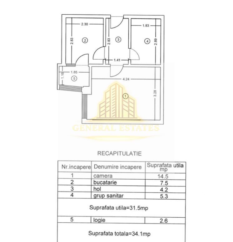 Vânzare apartament cu o cameră - 35 m.p în Păcurari - Iasi - Poză 10