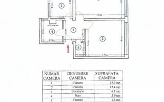 Apartament 2 camere - Viilor - Schiță 10