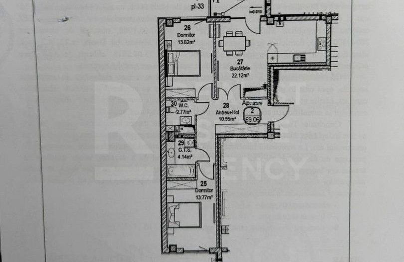 Vânzare, apartament, 2 camere, str. Tudor Vladimirescu, Râșcani - Poză 6