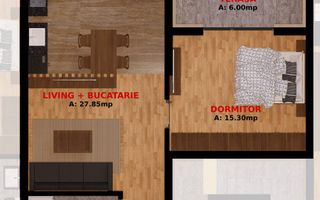 Apartament 2 camere I Dobroesti Fundeni I Vanzare - Poză 2