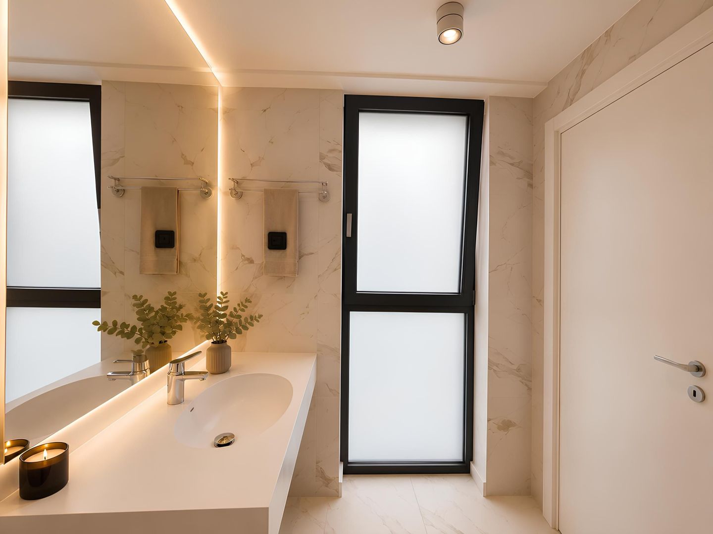Apartament 3 camere cu terasă și vedere urbană | One Herăstrău Towers - Poză 14