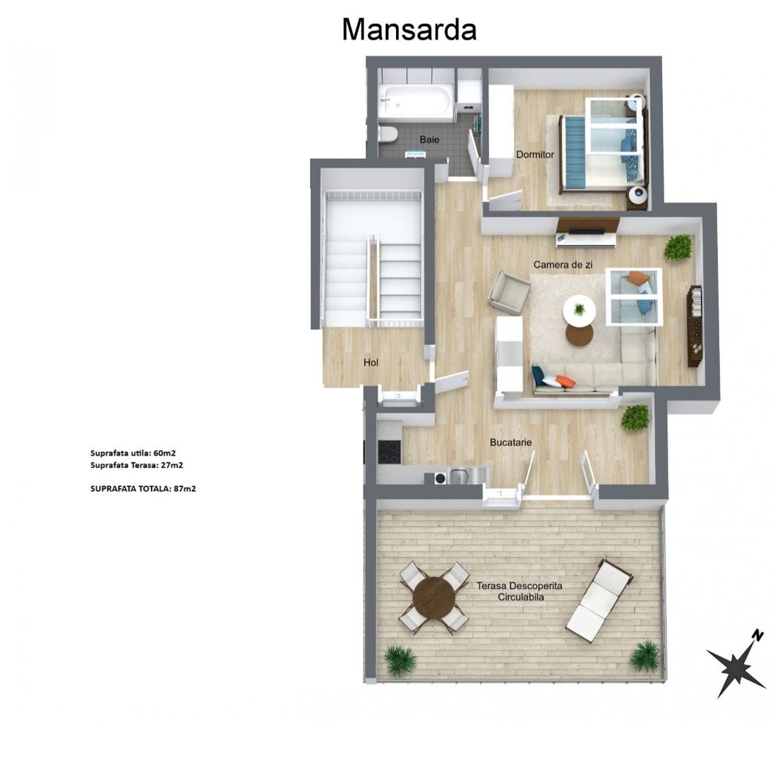 Apartament Otopeni Odaile bloc Boutique 9% doar in IULIE - Poză 3