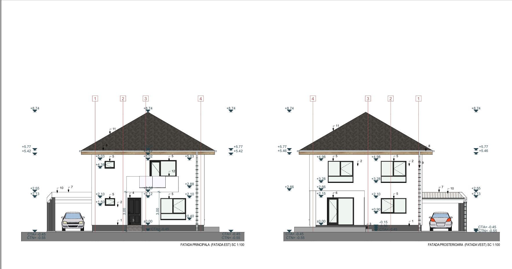 De vanzare casa in constructie  4 camere P+1E, Cristian Sibiu - Poză 1
