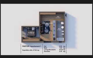 Apartament superb cu 2 camere I Braytim - Poză 4