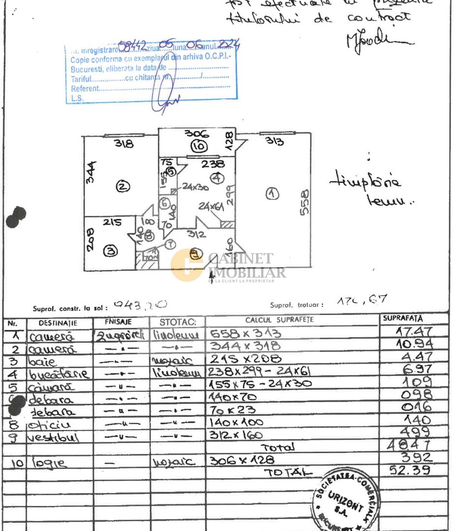 Decomandat | Renovat 2026 | Centrala | Incalzire Pardosela - Schiță 6