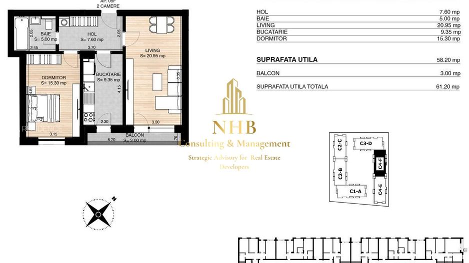 COMISON 0 -Apartament de vanzare -2 CAMERE -OMV PIPERA - Poză 15