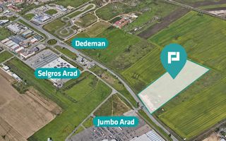 Teren de 55.340 mp, vis-a-vis de Jumbo, Arad - Poză 2
