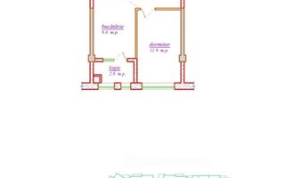 Vânzare, apartament, 1 cameră, str. Nicolae Dimo, Durlești - Poză 2