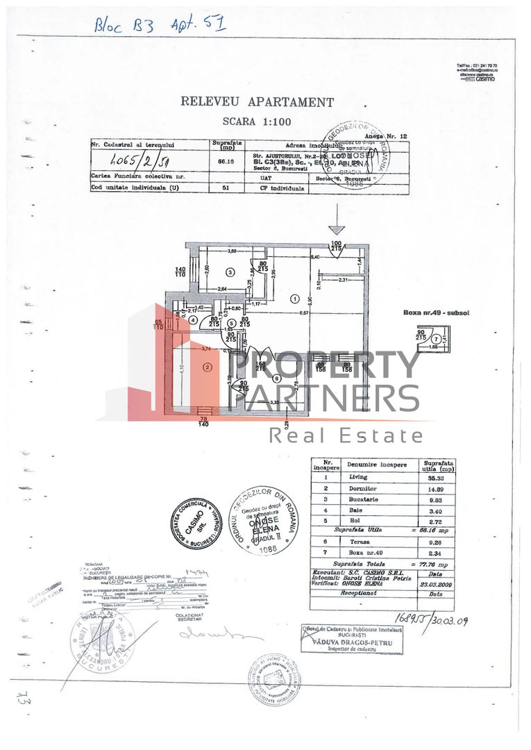 Apartament West Parc cu loc de parcare si boxa depozitare - Schiță 6