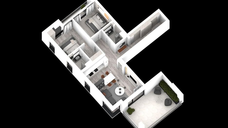 Apartament 3 camere | Finalizat | Porche Pipera - Poză 9