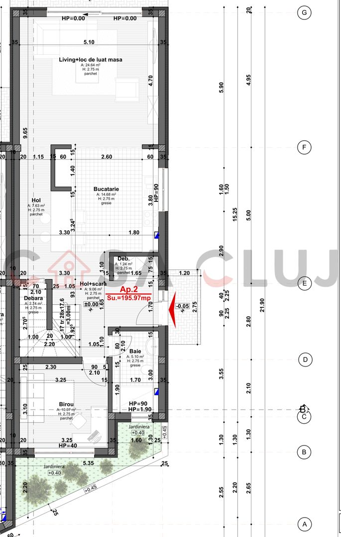 Casa tip Duplex,  6 camere, Campului!! - Poză 3