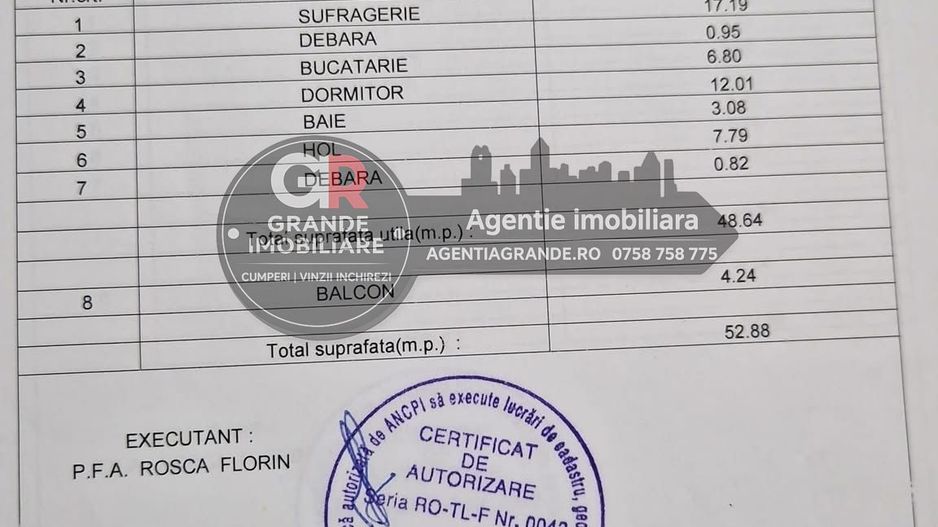 Gavrilov - apartament 2 cam, decomandat, Piata Noua - Schiță 10