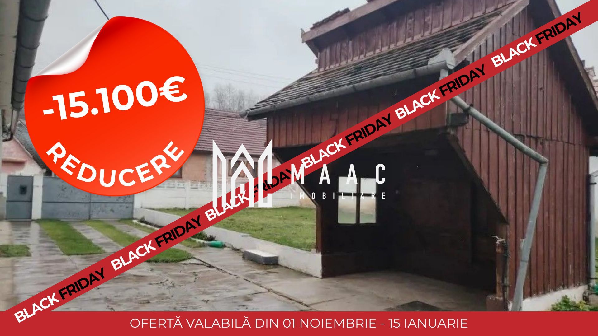 BLACK FRIDAY Casă  Șeica Mare | Teren 2.232 mp  | 681 euro/mp - Poză 1