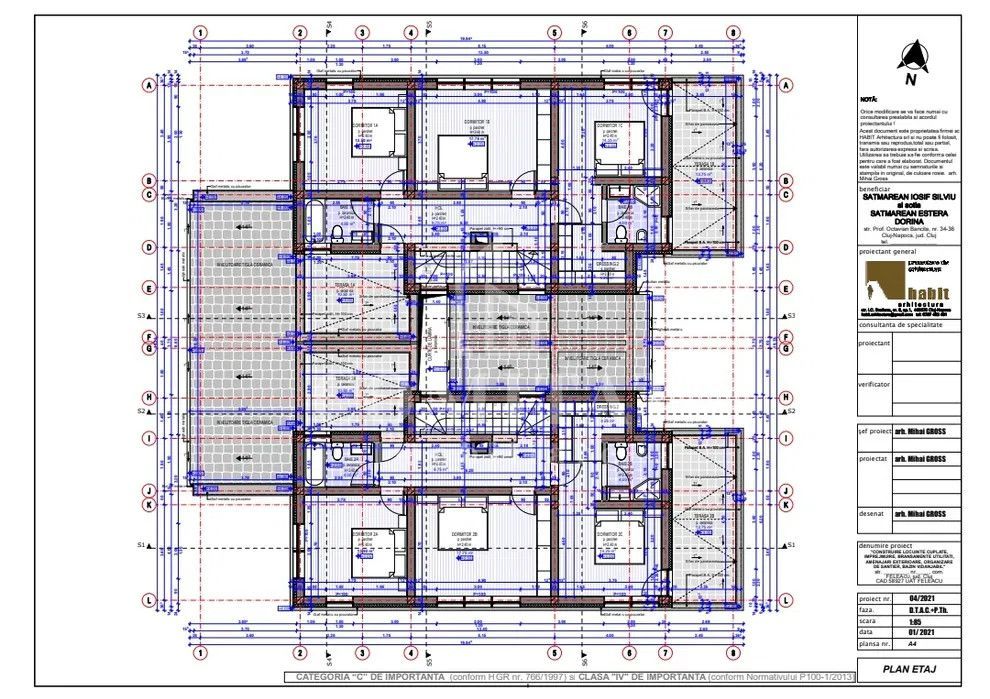 Casă cu 700 teren și garaj zona Scolii Feleacu - Schiță 18