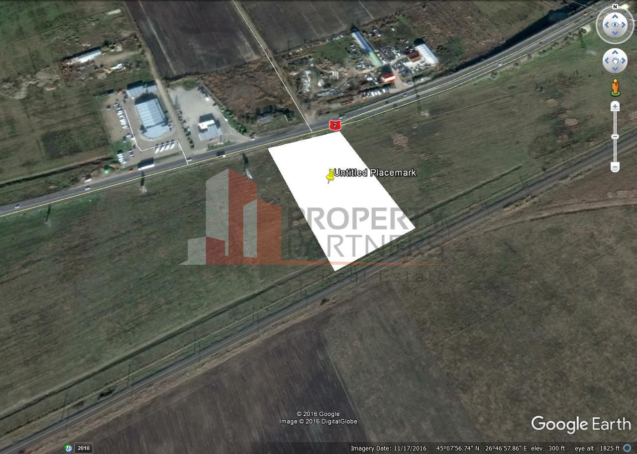Teren Intravilan 10.889 mp – Deschidere 70 ml la E85, Buzău – Locație Strategic - Poză 1