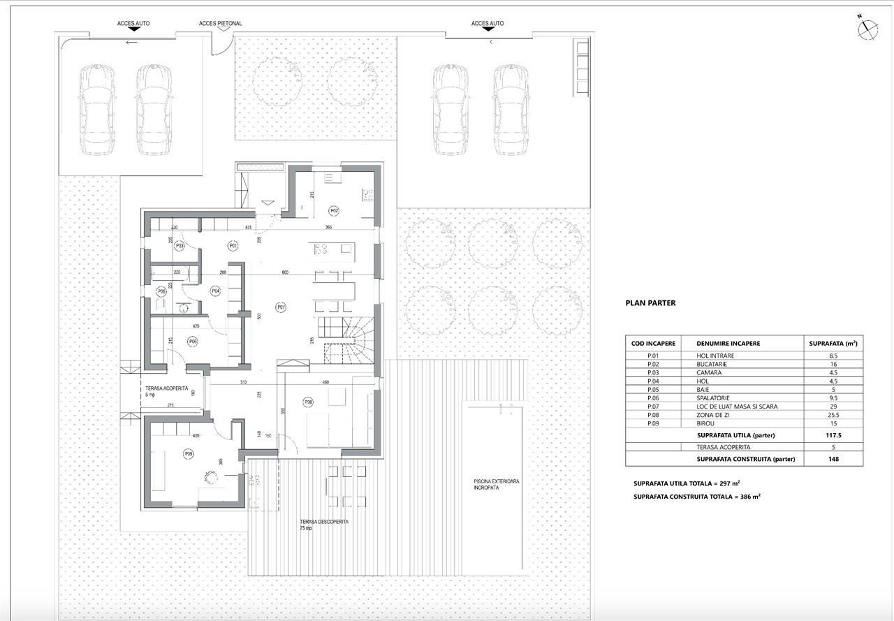 De vanzare Vila Str. Daliei - Petresti Corbeanca Ilfov - Schiță 21
