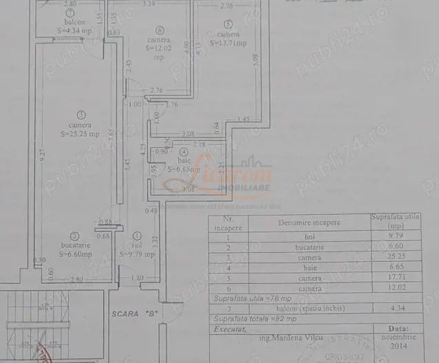 Apartament 3 camere ISARAN etaj intermediar, loc de parcare. - Poză 5