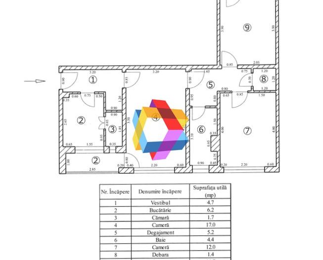 Apartament 3 camere de vânzare Brasov-zona Centrul Civic - 71 mp - plus-imo.ro - Poză 14