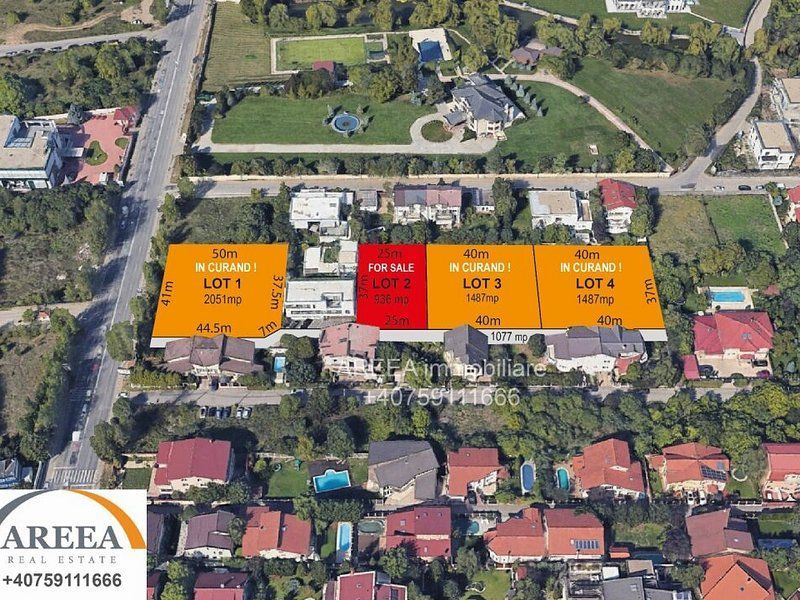 Vanzare teren Pipera 936 mp+ inchiriere 2000mp - Poză 1