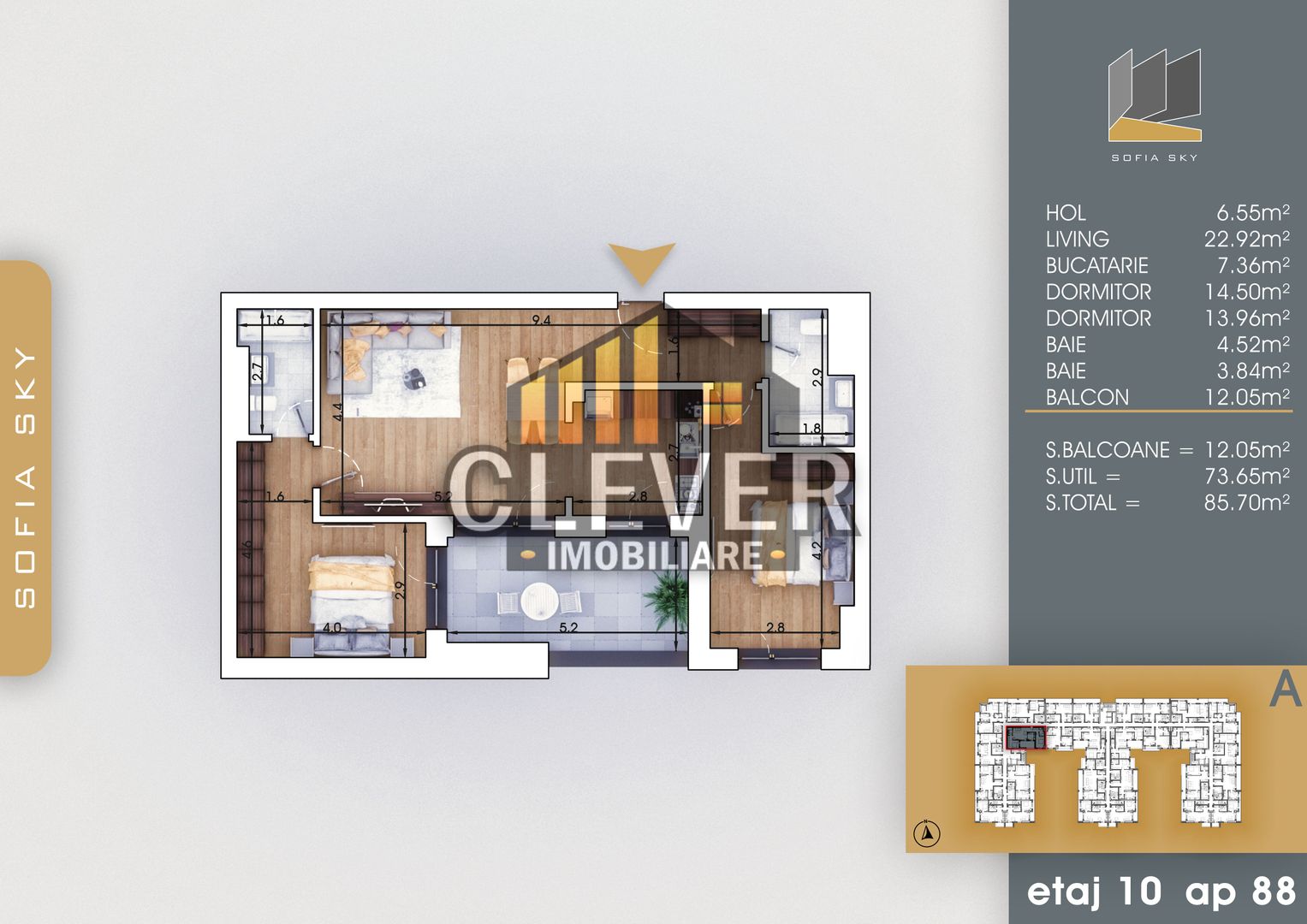 PROMO Apartament Premium 3 Camere 7 min. Metrou N. Teclu - Poză 2