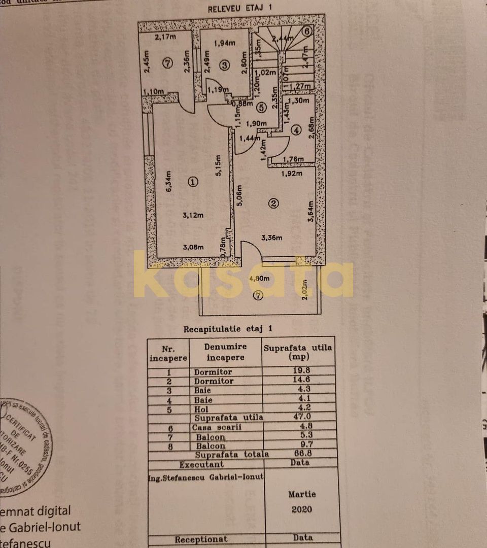 P+1 I Mogosoaia I 3 camere I 3 bai I parcare I 89mp utili - Poză 13